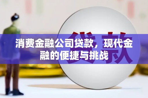 新营消费金融公司贷款，现代金融的便捷与挑战