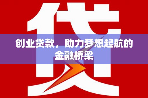 长岭创业贷款，助力梦想起航的金融桥梁