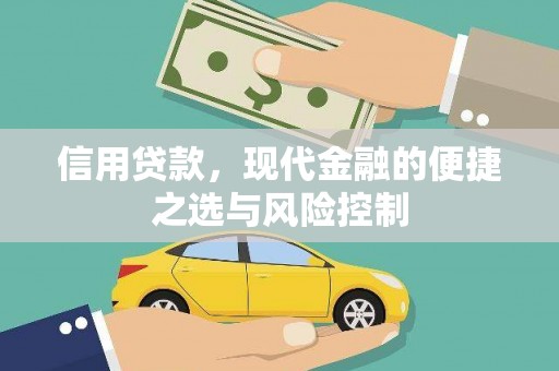 风顺堂区信用贷款，现代金融的便捷之选与风险控制