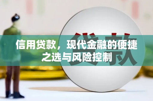 果洛信用贷款，现代金融的便捷之选与风险控制