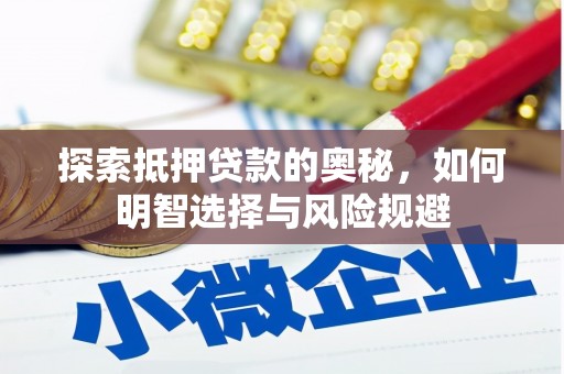 沙湾探索抵押贷款的奥秘，如何明智选择与风险规避