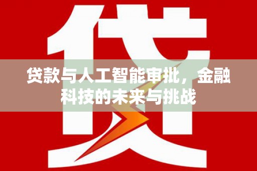 泰安贷款与人工智能审批，金融科技的未来与挑战