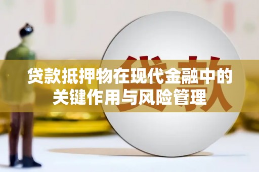 泸州贷款抵押物在现代金融中的关键作用与风险管理