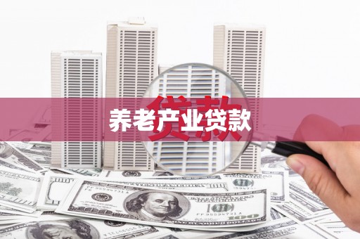 公安养老产业贷款