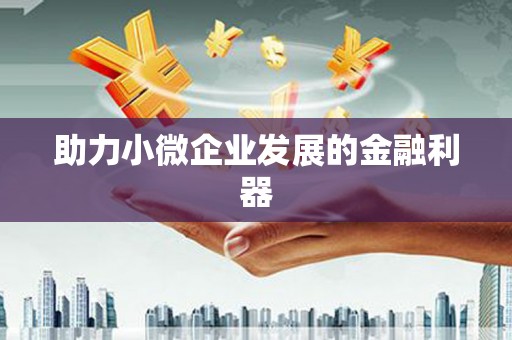 孝感助力小微企业发展的金融利器