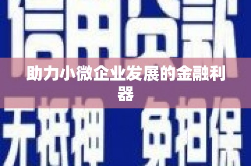郑州助力小微企业发展的金融利器